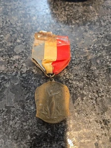 Vintage 1908 Washington International Congress On Tuberculosis Bronzemedaille - Bild 1 von 4