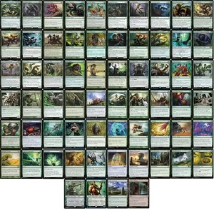 Mazzo Hydra Commander - Mono Verde - EDH - 100 Carte - Verde Personalizzato,Verde/Bianco - Foto 1 di 6