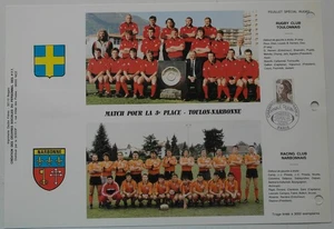 Feuillet Spécial Rugby Finale Championnat de France de Rugby 1988 - Picture 1 of 2