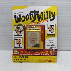 THE ORIGINAL WOOLY WILLY KEYCHAIN MAGNETIC PERSONALITY #371-0 NEW ON CARD - Picture 1 of 7