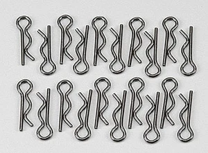 NEW HPI 75106 BODY CLIP 6mm BLK 20pcs BAJA 5T/5B/5SC/FLUX/RTR NITRO FREE US SHIP - Picture 1 of 1