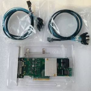 Fujitsu 9300-8I LSI SAS3008 12G HBA IT Mode ZFS FreeNAS UnRAID 2*SFF-8643 Cable - Picture 1 of 7