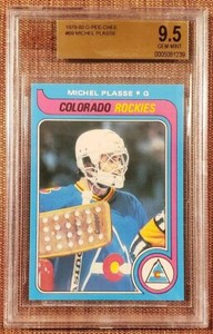 1979 O-Pee-Chee #69 Michael Plasse Rockies Hockey Card BVG 9.5 GEM MINT POP 1
