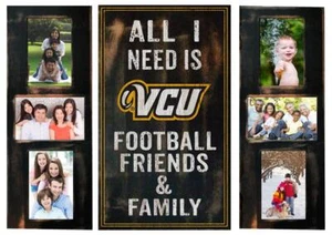 Virginia Commonwealth Rams Picture Frame Set All I Need 3pc Picture Collage - Picture 1 of 6