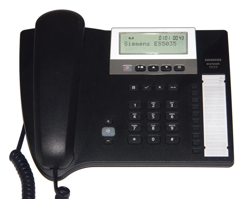 Siemens Gigaset euroset 5035 schnurgebunden analog Telefon Anrufbeantworter  - Bild 1 von 1