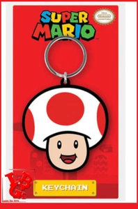 SUPER MARIO TOAD Porte clefs Caoutchouc cles Keychain Pyramid Nintendo # NEUF # - Imagen 1 de 3