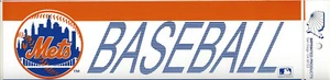 Vintage New York Mets Bumper Sticker - Picture 1 of 2