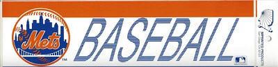Vintage New York Mets Bumper Sticker - Image 1 of 2