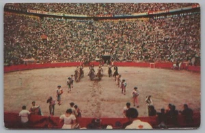 Die Eröffnungsparade auf El Paseo Stierkampf, Mexiko, Vintage Postkarte. - Bild 1 von 2