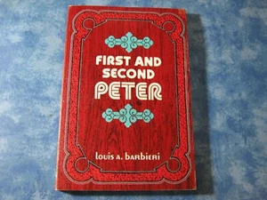 VINTAGE FIRST AND SECOND PETER Louis Barbieri SC 1977 Moody Press XLNT - Picture 1 of 4