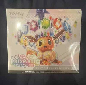 $25OFF 🔥 Pokemon TCG - Prismatic Evolutions ETB Elite Trainer Box - CASE FRESH! - Picture 1 of 1