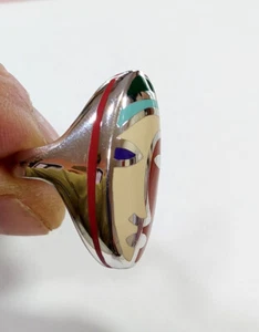 Anello d'autore smalto a fuoco Modigliani in AG - Foto 1 di 4