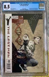 🔥🔑 CGC 8.5 Y: THE LAST MAN #1 Vertigo 1st YORICK Ampersand AGENT 355 🔥🔑 - Picture 1 of 3
