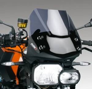Pare-brise pour BMW F 800 R 09-14 fumé foncé Puig NG Sport - Photo 1/4
