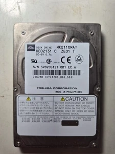 hdd 2131 TOSHIBA MK2110MAT ZE01 T 2167MB 031 A0/G4.01A - Foto 1 di 3