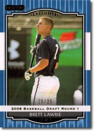Brett Lawrie 2008 Razor Blue Rookie SP RC #/25 Foto 1 de 1
