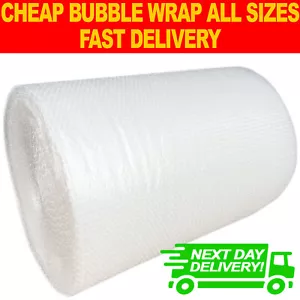 SMALL & LARGE BUBBLE WRAP - 300mm 500mm 750mm 1000mm 1200mm ROLLS x 10m 50m 100m - Picture 1 of 1