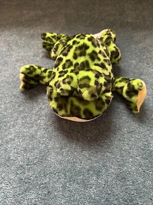 Ganz Webkinz Bullfrog Plush Realistic Stuffed Toy Green Frog HM114 No Code - Image 1 of 3