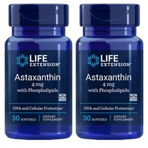 Astaxanthin with Phospholipids Life Extension - 2X30 gels - Picture 1 of 2