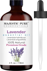 Majestic Pure Lavender Essential Oil with Glass Dropper | 100% Pure and Natural - Picture 1 of 47