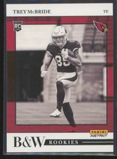 2042 Panini Instant Black White Rookies #/649 Trey McBride Cardinals