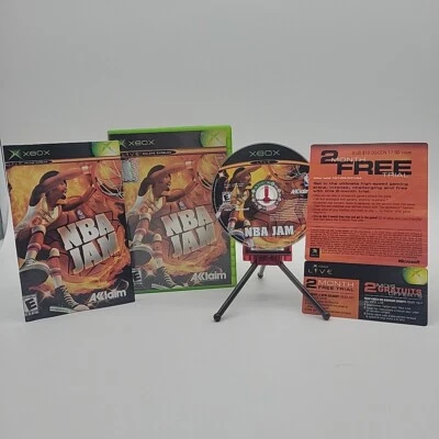 NBA JAM (Microsoft Xbox, 2003) CIB Complete In Box Free Shipping  - Image 1 of 3