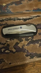 Vintage Collectors Arcos Gas Aluminum Knife Rare Heavy Locking Knife With Case - Picture 1 of 3