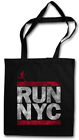 RUN NYC SHOPPER SHOPPING BAG New York City Run Fun DMC Marathon Letters