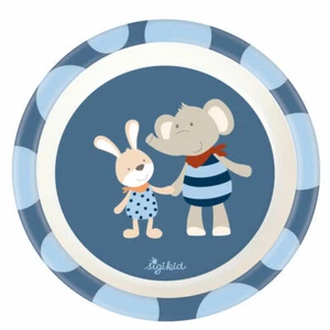 sigikid Lolo Lombardo Teller Elefant Speiseteller Kinder Geschirr Blau Ø 21.5 cm - Bild 1 von 1