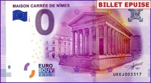 MAISON CARREE DE NIMES / BILLET 0 € / NULL EURO-SCHEIN / UEEJ 2016-1 - Picture 1 of 1