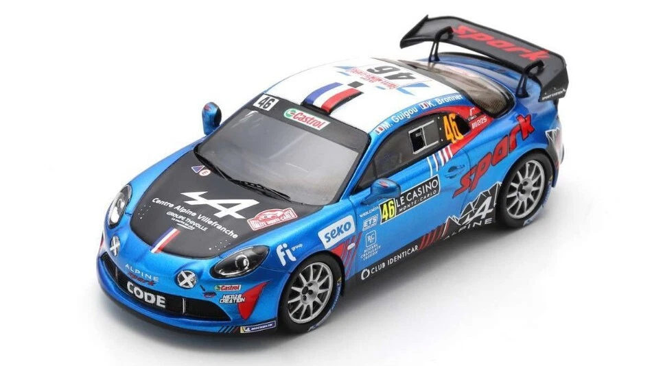 Modellino auto rally scala 1:43 Spark Model  ALPINE A110 N.46 MONTE CARLO 202... - Immagine 1 di 1
