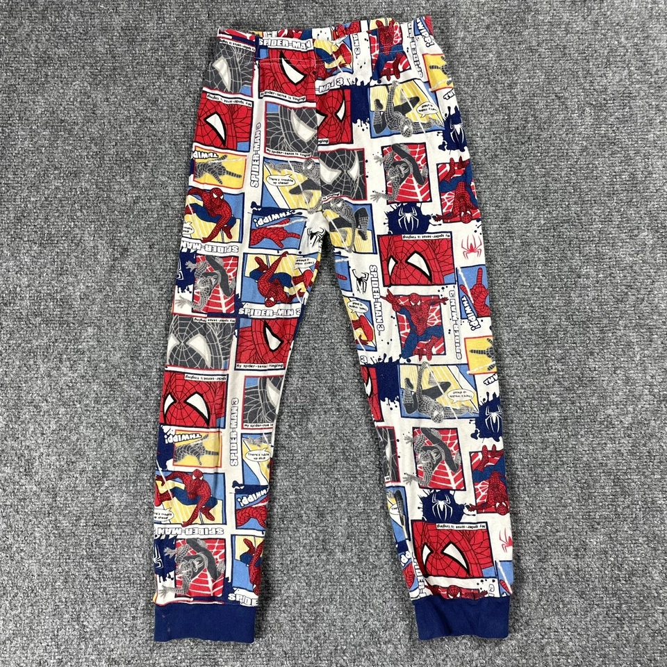 Calça Pijama Spiderman 3 Infantil Tamanho 8 2007 Vintage Estampa Total Quadrinhos Marvel - Imagem 1 de 4