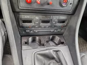 AUDI A4 B6/B7 Cupholder Phone Holder Double DIN Front Ashtray Replacement 3D - Bild 1 von 24