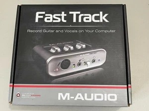 M-Audio Fast Track - interface d'enregistrement audio USB avec PRO TOOLS ESSENT ALIMENTÉ M - Photo 1 sur 12