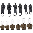 6x Instant Zippers Fix Repair Kit Zip Slider Pull Pullers Replacement Sewing NEW
