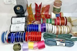 Craft, mesh ribbon, paper twist, wired ribbon; new, used, Offray+ - Picture 1 of 10