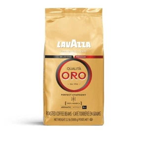 Lavazza Qualità Oro Whole Bean Blend, Medium Roast, 2.2 Pound (Pack of 1) ,100% - Picture 1 of 6