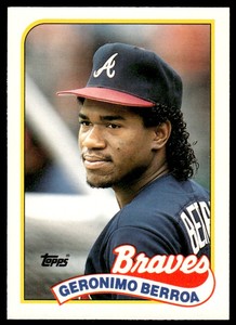 1989 Topps Geronimo Berroa Atlanta Braves #10T