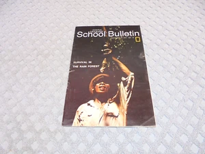 Vintage National Geographic School Bulletin Rain Forest December 1971 - Picture 1 of 4
