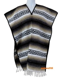 Mexikanischer Falsa Poncho Pancho Einheitsgröße, in vielen Farben erhältlich - Bild 1 von 22