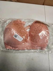 Womens Breathable Comfort Bra Without Steel Ring Lace Push Up Bra Three Rows of - Picture 1 of 6
