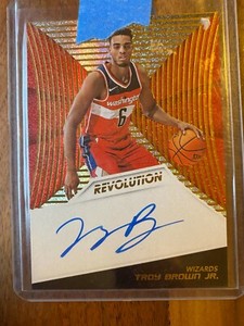 A55,668 -  2018-19 Panini Revolution Rookie Autographs #13 Troy Brown Jr.
