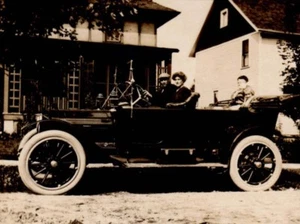 Vintage Real Photo Dukes Lorde Russian Czar Men who own their Motor Cars c 1920 - Picture 1 of 3