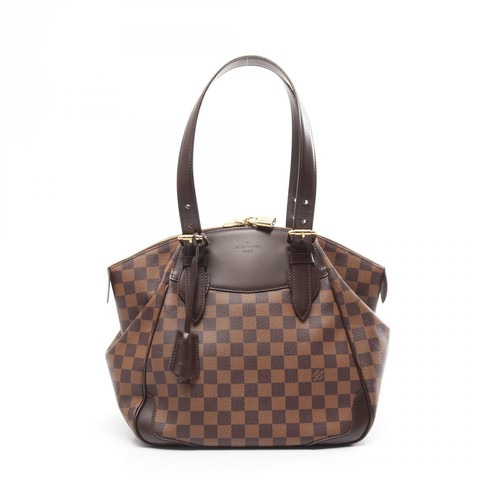 LOUIS VUITTON（LV） Borsa a tracolla Louis Vuitton Verona MM N41118 Damier pelle marrone Ebene usata
