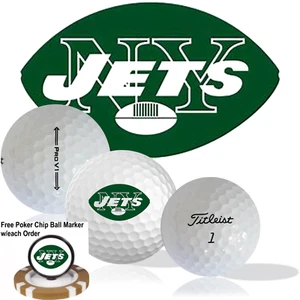 NFL New York Jets • Paquete de 12 pelotas de golf • Titleist ProV1 • Acabado - Imagen 1 de 3