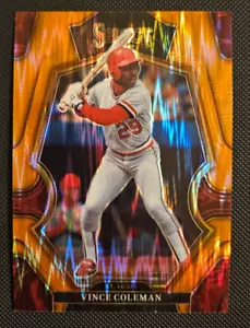 2023 Panini Select #139 Vince Coleman ~ Orange Flash Prizms!! - Bild 1 von 2