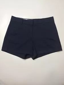 Pantalones cortos chinos para mujer J Crew azul marino talla 6 - Imagen 1 de 6