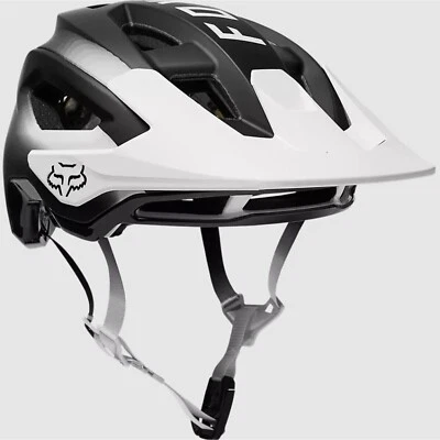 Fox Racing Speedframe Pro Fade Chelmet Noir Mips Casque Nouveau Vtt Vélo S M L - Photo 1/3