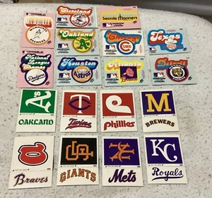 1979 Fleer Grand Slam Hi-Gloss MLB Sticker Lot (18) All Different - Picture 1 of 6