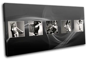 Sexy Niñas Ropa Interior Moda LONA ARTE PARED Impresión de Imagen VA - Imagen 1 de 1